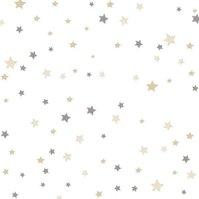 Papel de Parede Happy Infantil Branco 14826