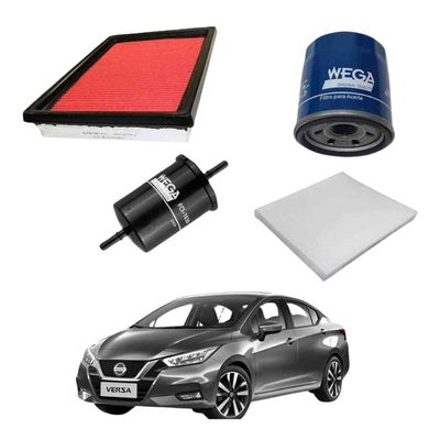 Kit Filtros Óleo Nissan Versa 2015 A 2024 WKL242 Wega