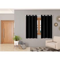 Cortina Isa Varão Tecido Oxford 2,80M X 1,60M - Preto