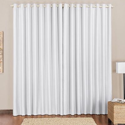 Cortina Block Blackout  3,00 X 2,60M  Branco Gelo