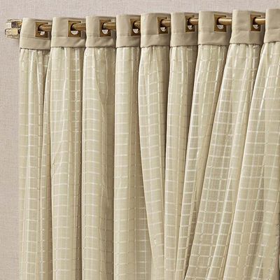 Cortina Tecido Blackout e Voal 4,00M X 2,70M Chocolate