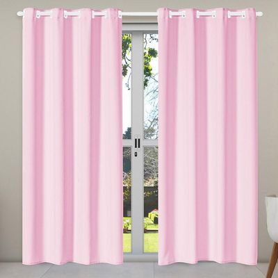 Cortina Isa 2,80M X 2,30M P/ Porta Balcão Rosa