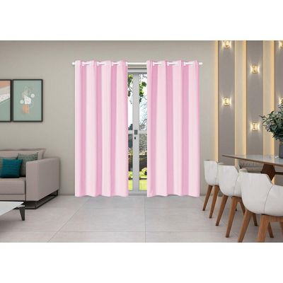 Cortina Isa 2,80M X 2,30M P/ Porta Balcão Rosa