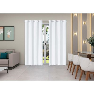 Cortina Isa 2,80M X 2,30M P/ Porta Balcão Branca