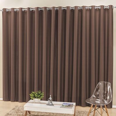 Cortina Madri Semi Blackout 3,00M X 2,50M Tabaco
