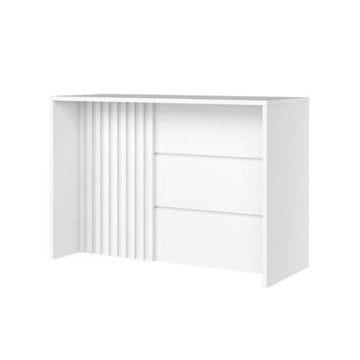 Bancada Ilha Cozinha  Gourmet Requinte Branco - Henn
