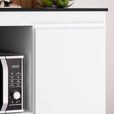 Balcão Para Cooktop Carla 1 Porta Branco Ajl