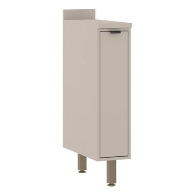 Balcão 20cm 1 Porta Com Tampo Stylo Luciane Móveis Cinammon
