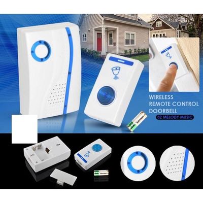 Campainha Residencial Sem Fio Wireless 50 á 100 Metros Voltagem 110v/220v
