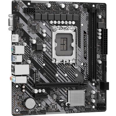 Placa Mae ASROCK H610M-HVS/M.2 R2.0 LGA1700 2XDDR4 3200 DIMM 64GB 4XSATA3 2XUSB3.2 4XUSB2.0