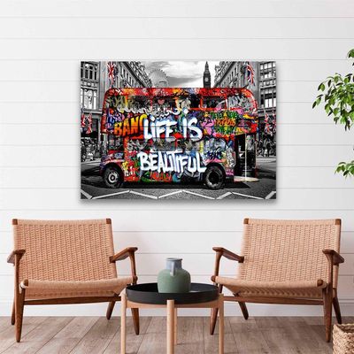 Quadro Decorativo Life Is Beautiful