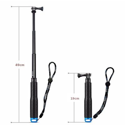 Bastão Retrátil Prova D'água 18-48cm para Go-Pro Hero Sjcam