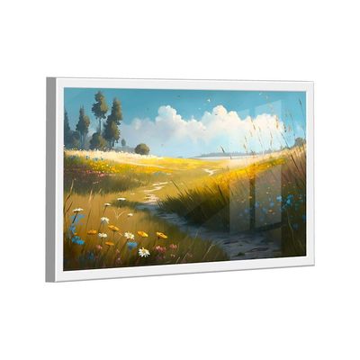 Quadro Campo De Flores -- Br Artes