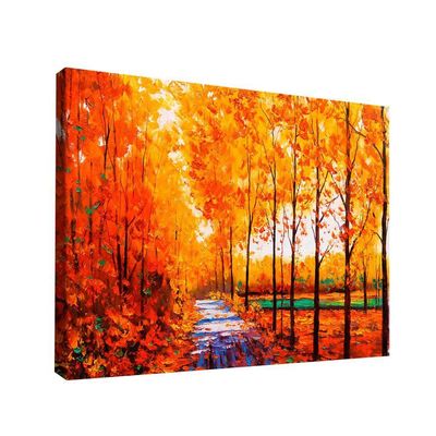 Quadro Decorativo Paisagem De Outono