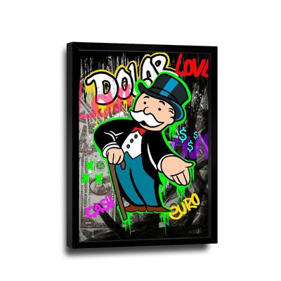 Quadro Dólar Love -- Br Artes