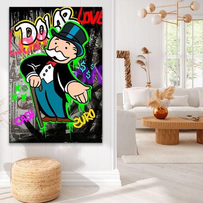 Quadro Dólar Love -- Br Artes