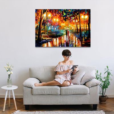 Quadro Decorativo Pintura Leonid Afremov Praça