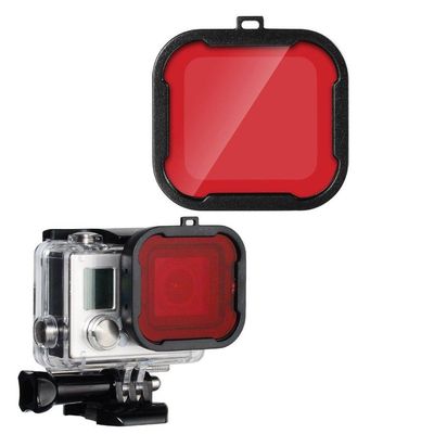 Filtro de Mergulho Vermelho para Câmeras Go-Pro Hero 3+, 4