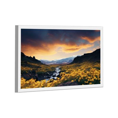 Quadro Paisagem Do Campo Amarela -- Br Artes