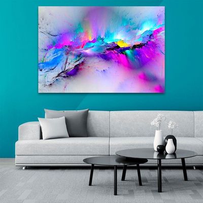 Quadro Decorativo Explosão Purple