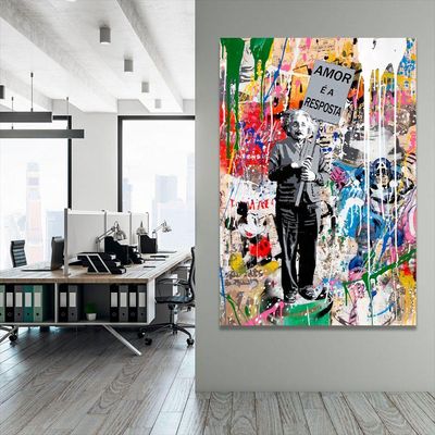 Quadro Decorativo Love Is The Answer