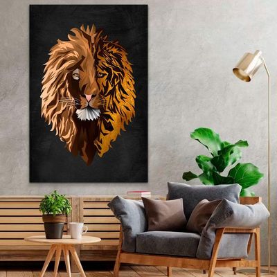 Quadro Gold Face -- Br Artes
