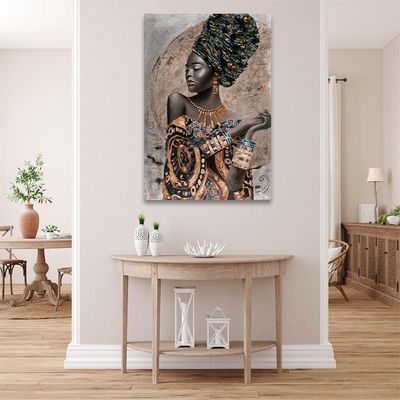 Quadro Decorativo Africana