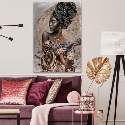 Quadro Decorativo Africana