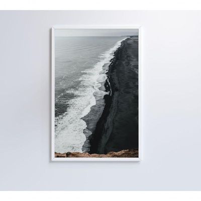 Quadro Litoral 80x120 Cm Vidro Impresso