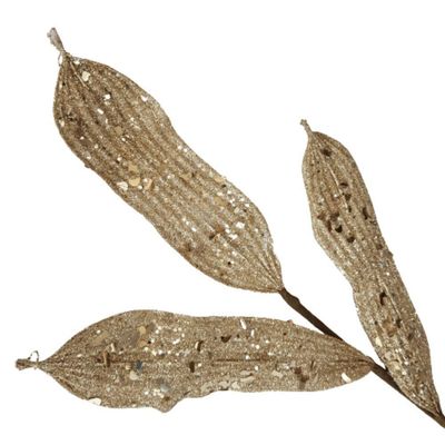 Galho Decorativo Dourado 80cm 80cm