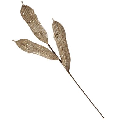 Galho Decorativo Dourado 80cm 80cm