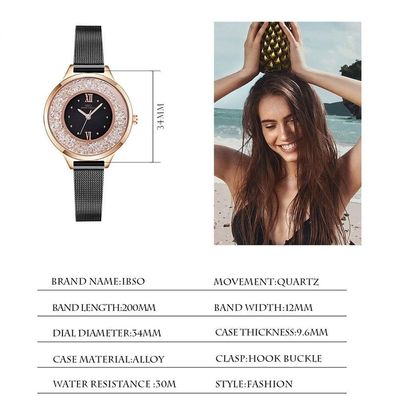 Relógio Feminino Ibso S8661l à Prova D'água Azul