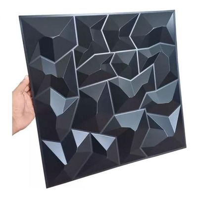 Placa Painel 3D Revestimento Pvc Relevo Cx Com 25 Unids Parede Decorada