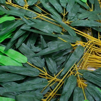 12 Ramos Decoração Arranjo Bambu Artificial Planta Decorativa Plástico 12 Galhos Cada 57cm