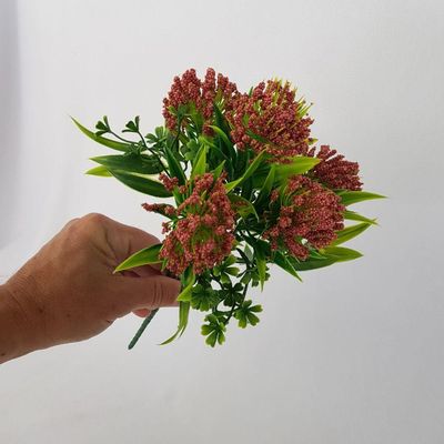 Flor Artificial Ramalhete 5 Ramos 30cm