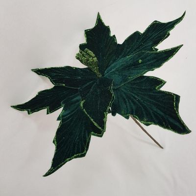 Flor Artificial Veludo Verde 30cm