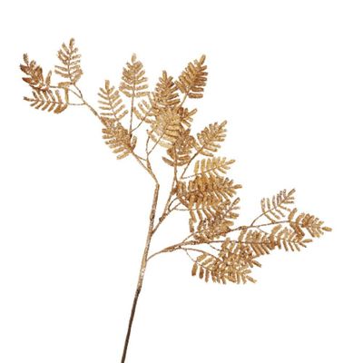 Galho Decorativo Silicone Dourado 85cm 85cm