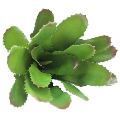 Kit 2 Bromélia Planta Artificial Plástico 34,5cm