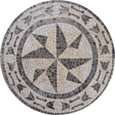Rosa Dos Ventos Em Mosaico Roma I