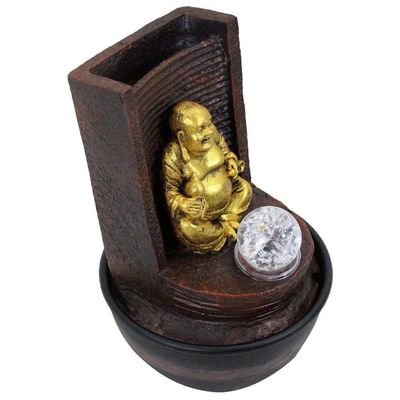 Fonte De água Decorativa Budag Luz De Led Bivolt