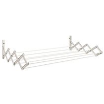 Varal Sanfonado 800Mm Estrutura Em Aço Vs800 Branco