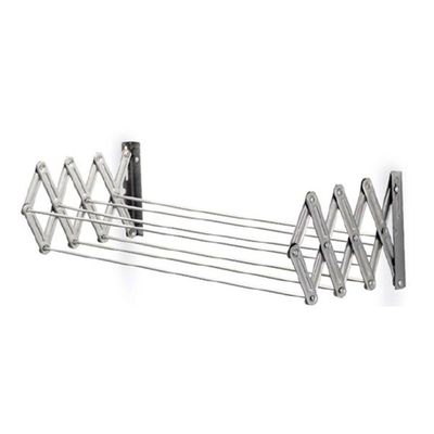 Varal Sanfonado 1000Mm Estrutura Em Aço Vs1000 Branco