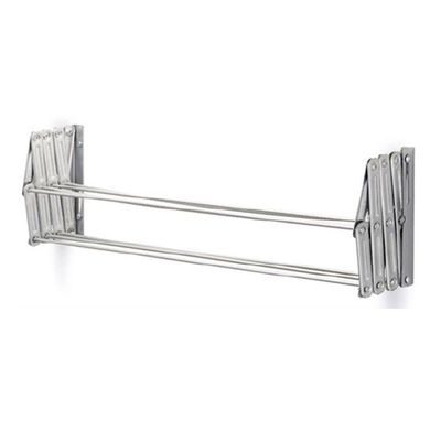 Varal Sanfonado 1000Mm Estrutura Em Aço Vs1000 Branco