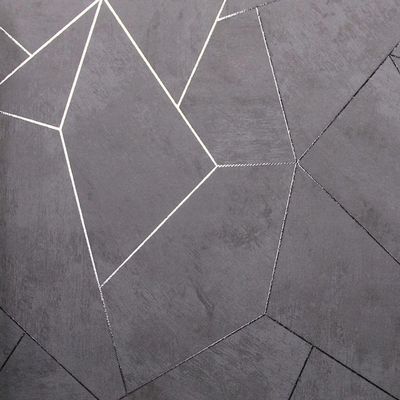Papel De Parede White Swan Geométrico Cinza Ws101305r