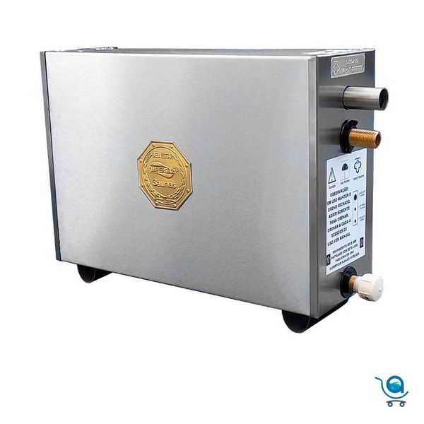 Sauna Vapor 24Kw Inox Trifasico 380V - Comando Dig Impercap