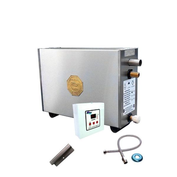 Sauna À Vapor 27Kw Inox trif 220V - Comando Dig Impercap