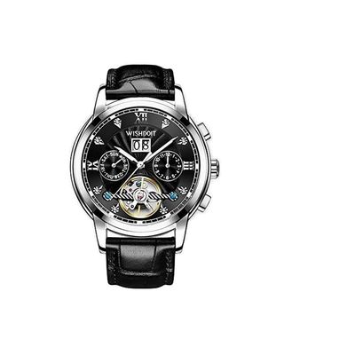 Relógio Masculino Luxo Wishdoit Automático Wsd-8809z Aço