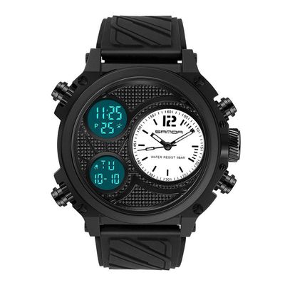 Relógio De Pulso Militar Sports Digital 3002 Branco