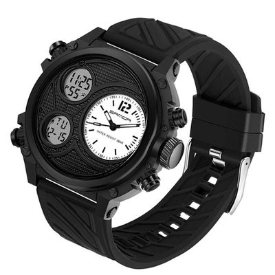 Relógio De Pulso Militar Sports Digital 3002 Branco