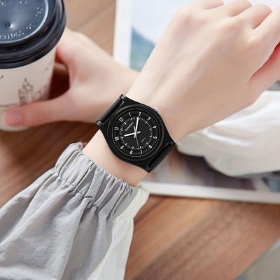 Relógio De Quartzo Elegante Sanda Ultrafino, Display Analógico Preto Completo